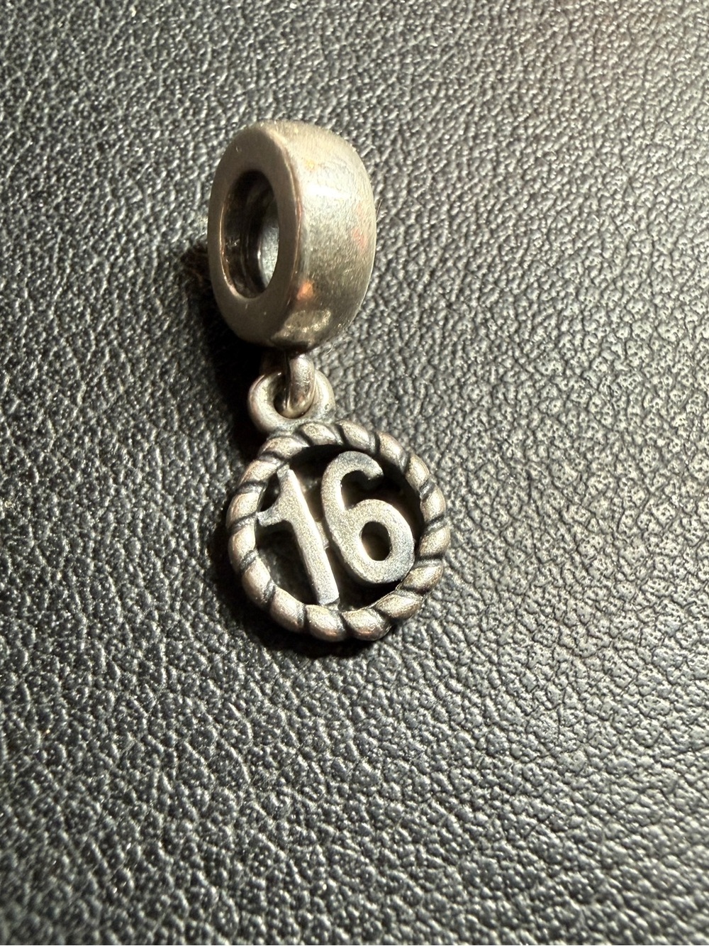 AUTHENTIC PANDORA Sweet 16 Dangle Sterling Silver Charm Pendant 790494